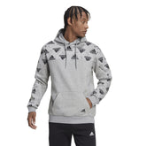 Adidas hoodie stadium graphic grijs